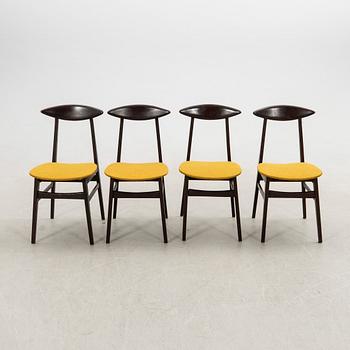 Chairs, 4 pcs, mid-20th century.