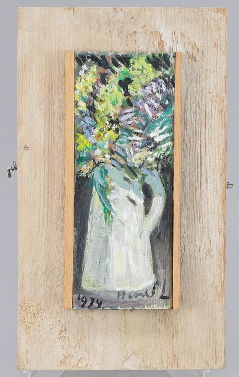 HARALD LINDBERG, olja på pannå, sign o dat 1974.