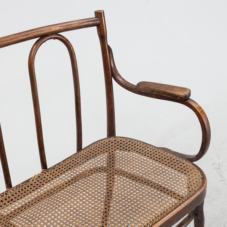 Thonet, a stained beech sofa 'Kanapee 105' from 1904.