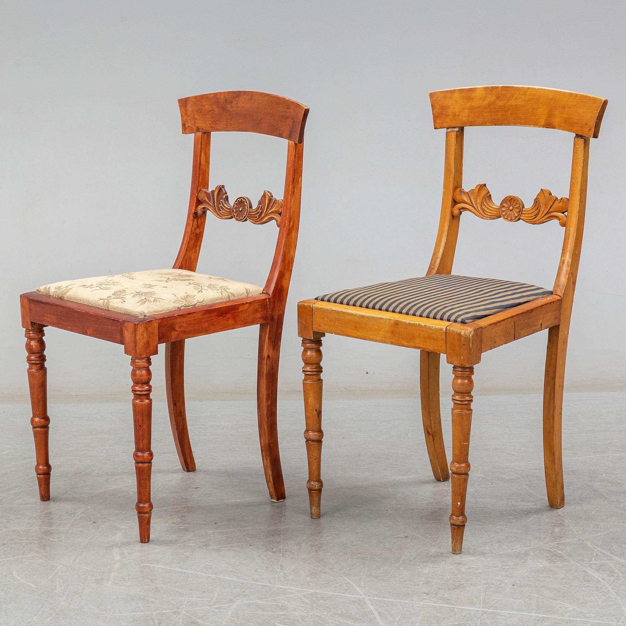 STOLAR, 8 st, senempire, 1800-talets mitt.