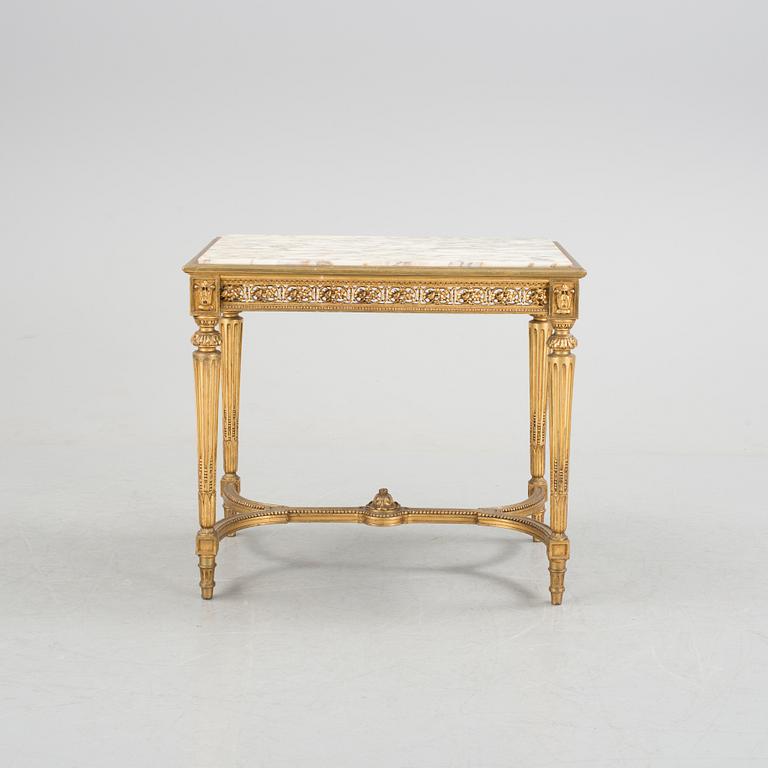 SALONGSGRUPP, 4 delar, Gustaviansk stil, 1900-talets början.