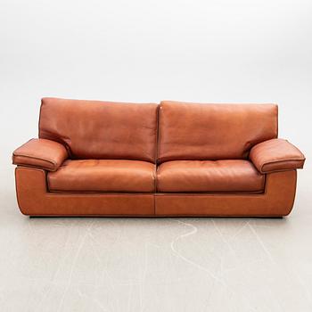 Sofa, leather, 21st century.