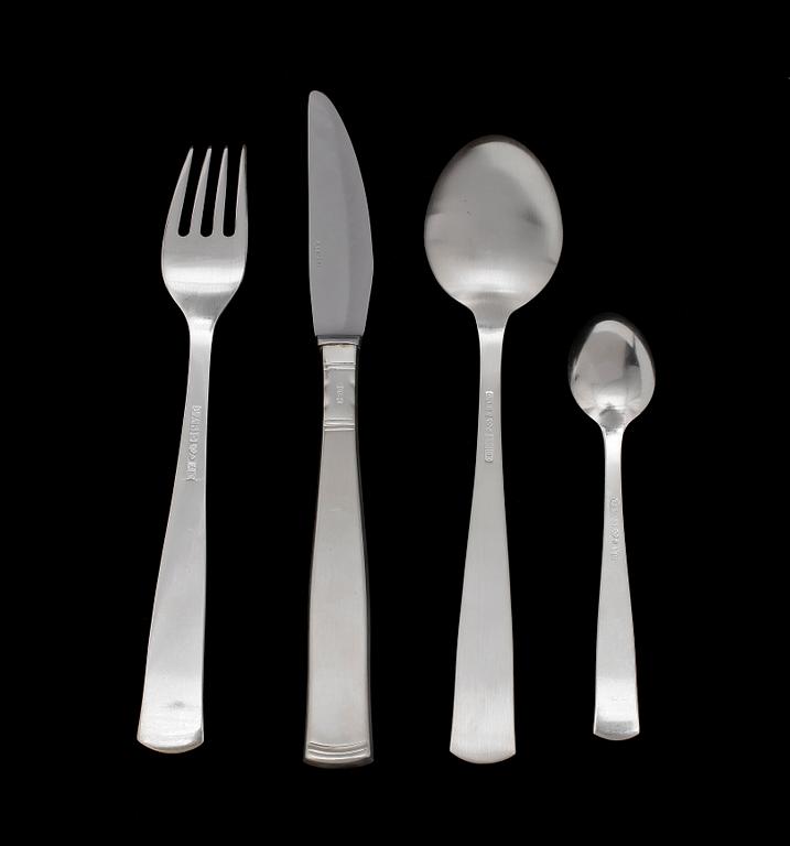 BESTICK, 17 delar, silver, Rosenholm, GAB, trol Enköping. 1970-tal.