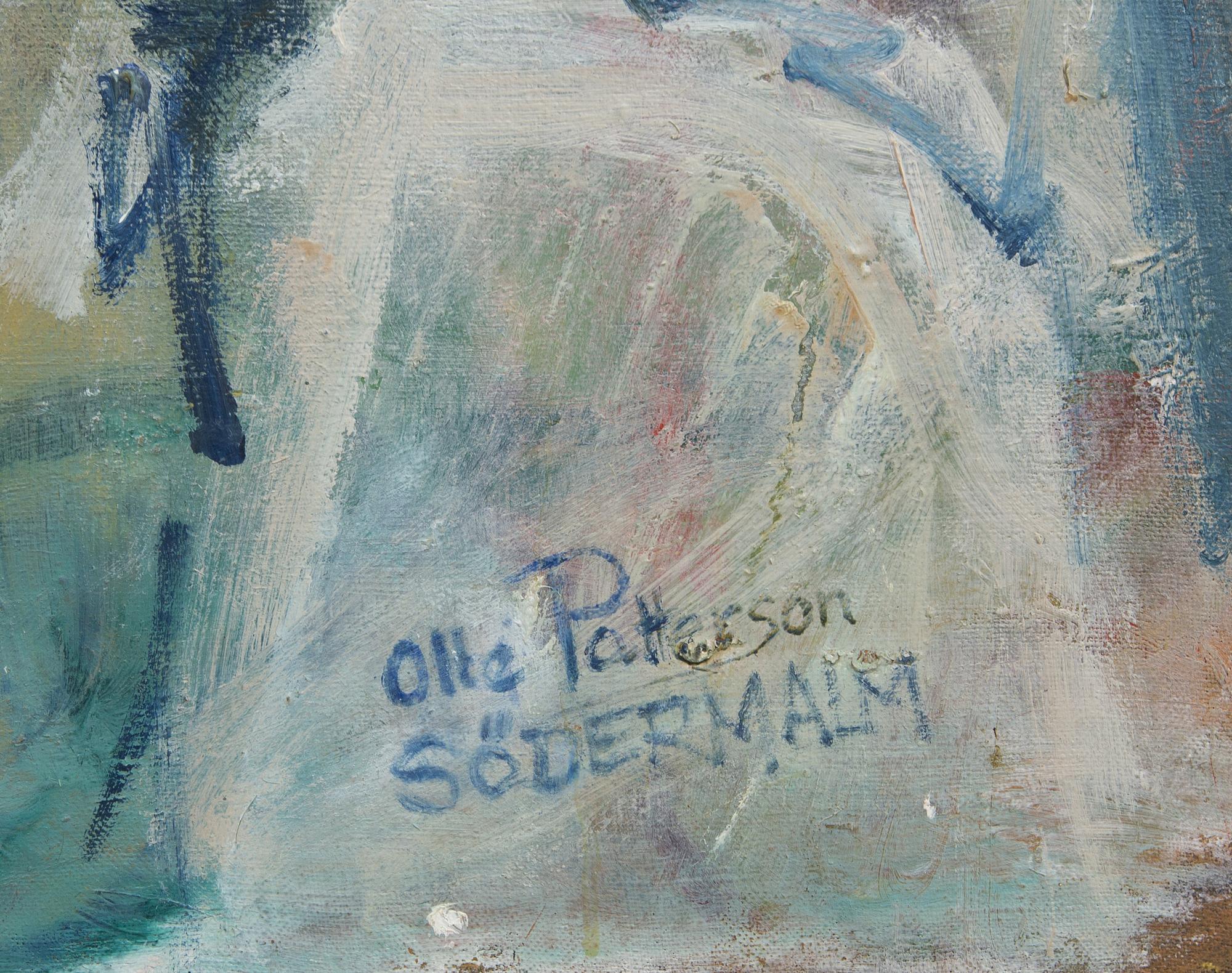 Olle Pettersson, oil on canvas, signed.