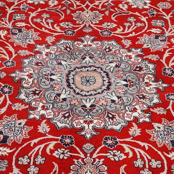 A rug, probably Täbriz, 190 x 188 cm.