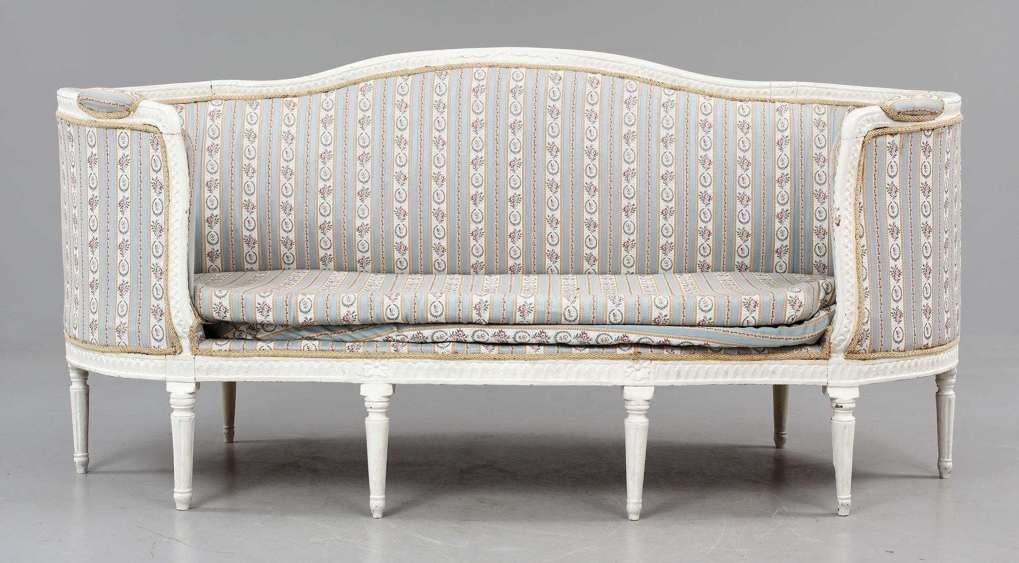SOFFA, gustavianskt provinsarbete, 1800-talets första hälft.