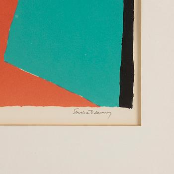 SONIA DELAUNAY, litograph, signed and numbered 72/75.
