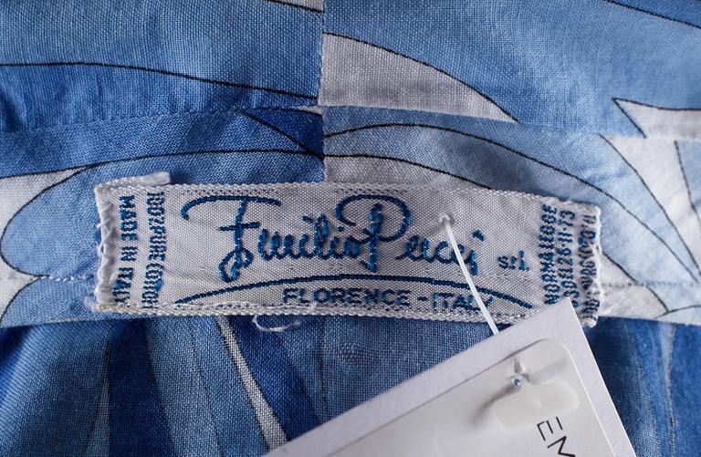 EMILIO PUCCI, blus och kjol.