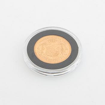 Guldmynt Sverige, Oscar II 20 kr, 1901.