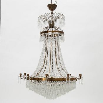 Ljuskrona, för tio ljus, 1900-tal, Empirestil.