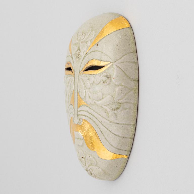 Lisa Larson, a 'Demon 5' stoneware mask, Gustavsberg.