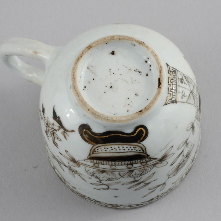 PARTI PORSLIN, 6 delar, Kina, 1700-tal, 1800-tal respektive 1900-tal.