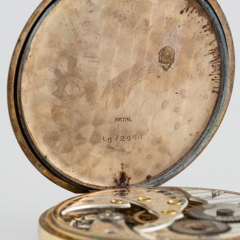 Viking, pocket watch, 14K gold, 50 mm.