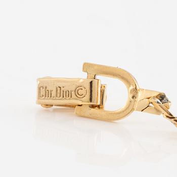 Christian Dior, collier och örhängen, ett par, vintage.