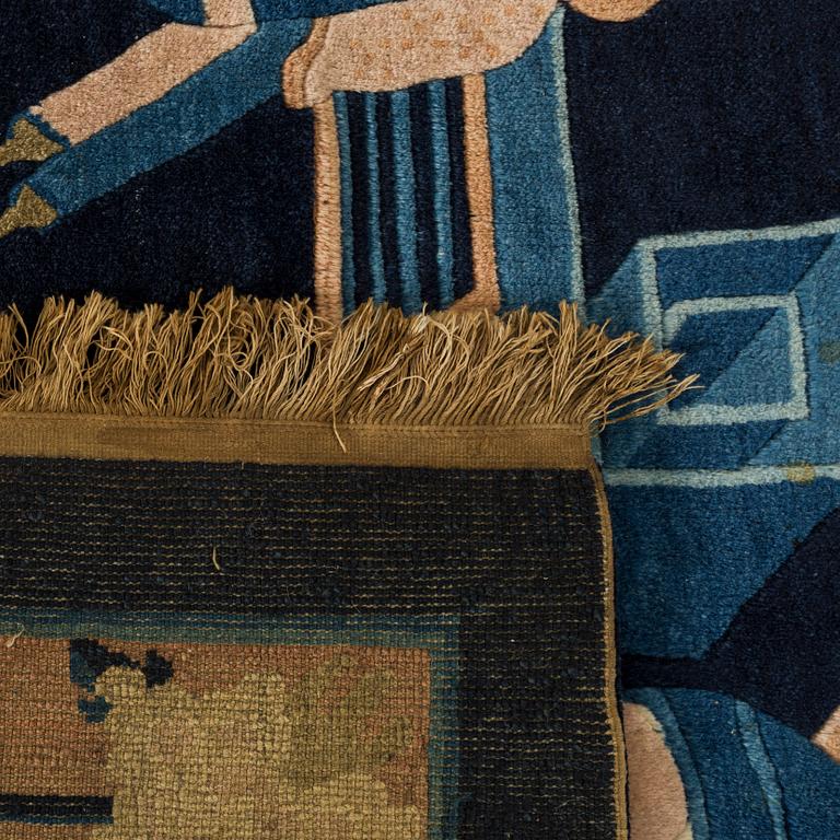 An old China carpet ca 159 x 249 cm.