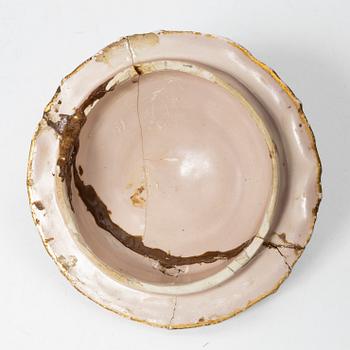 A flintware jar from Marieberg, 18th century.