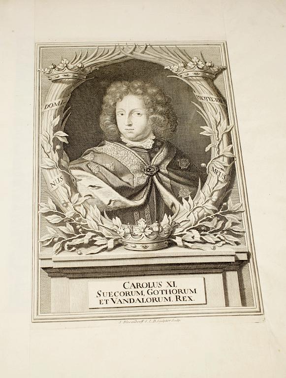 Erik Dahlbergh, SUECIA ANTIQUA ET HODIERNA, Erik Dahlbergh, 1-3 in one.