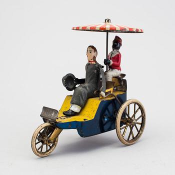 A tinplate Lehmann New Century Cycle 345, Germany, 1920/30s.