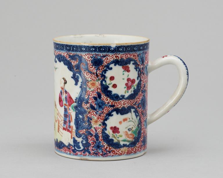 MUGG, porslin. Qing dynastin. Qianlong (1736-95).