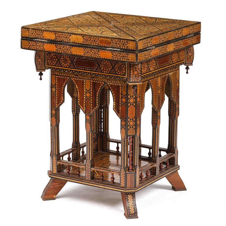 Spelbord, Damaskus Syrien, omkring år 1900.