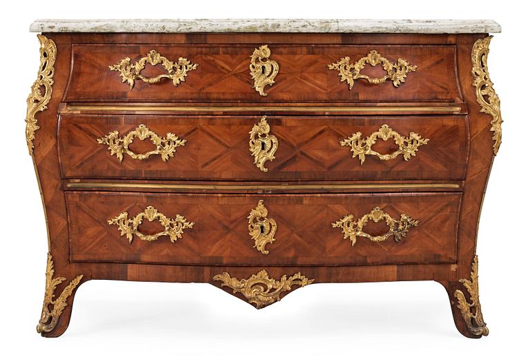 A Swedish Rococo 18th century commode.