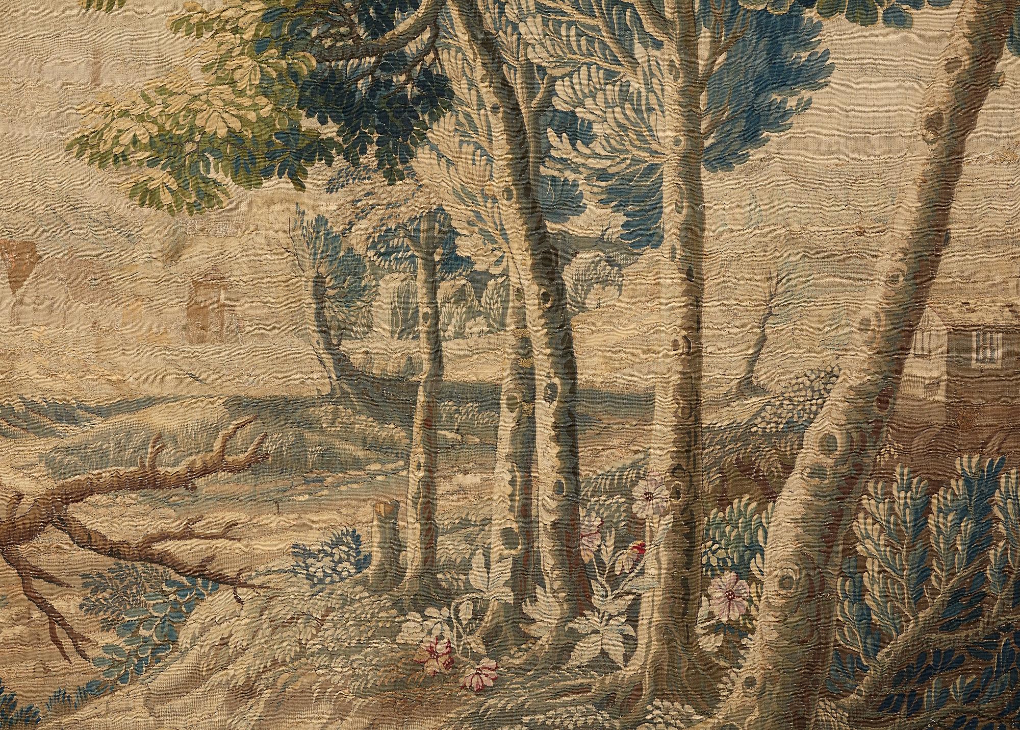 Vävd tapet, "Verdure", gobelängteknik, ca 236,5-238,5 x 290-294,5 cm, Manufacture Royale d'Aubusson,