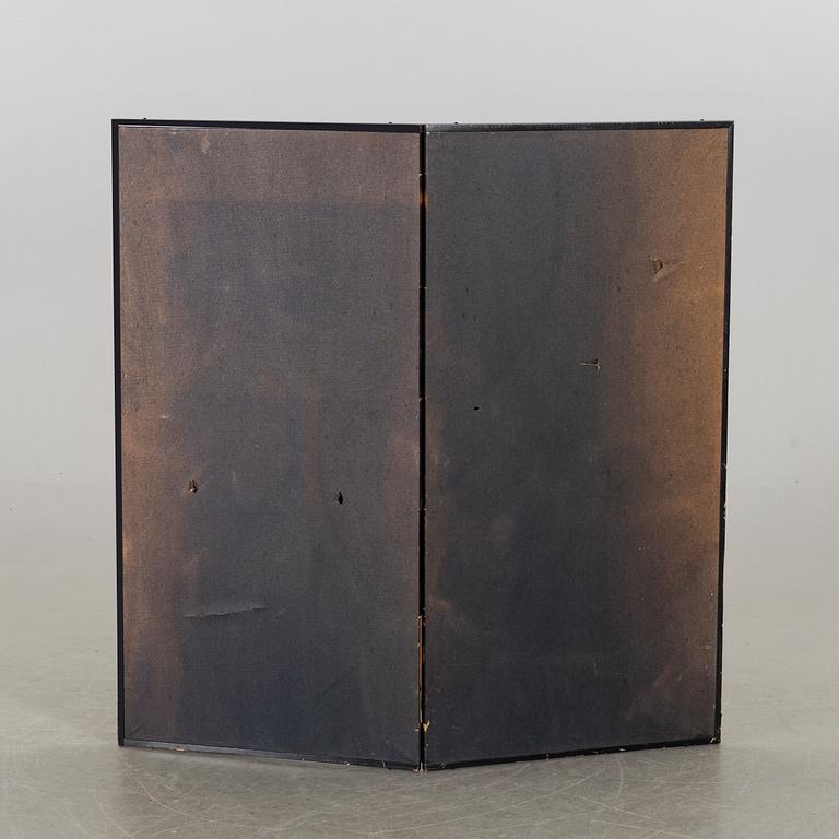 A painted Korean screen later part of the 20th century.