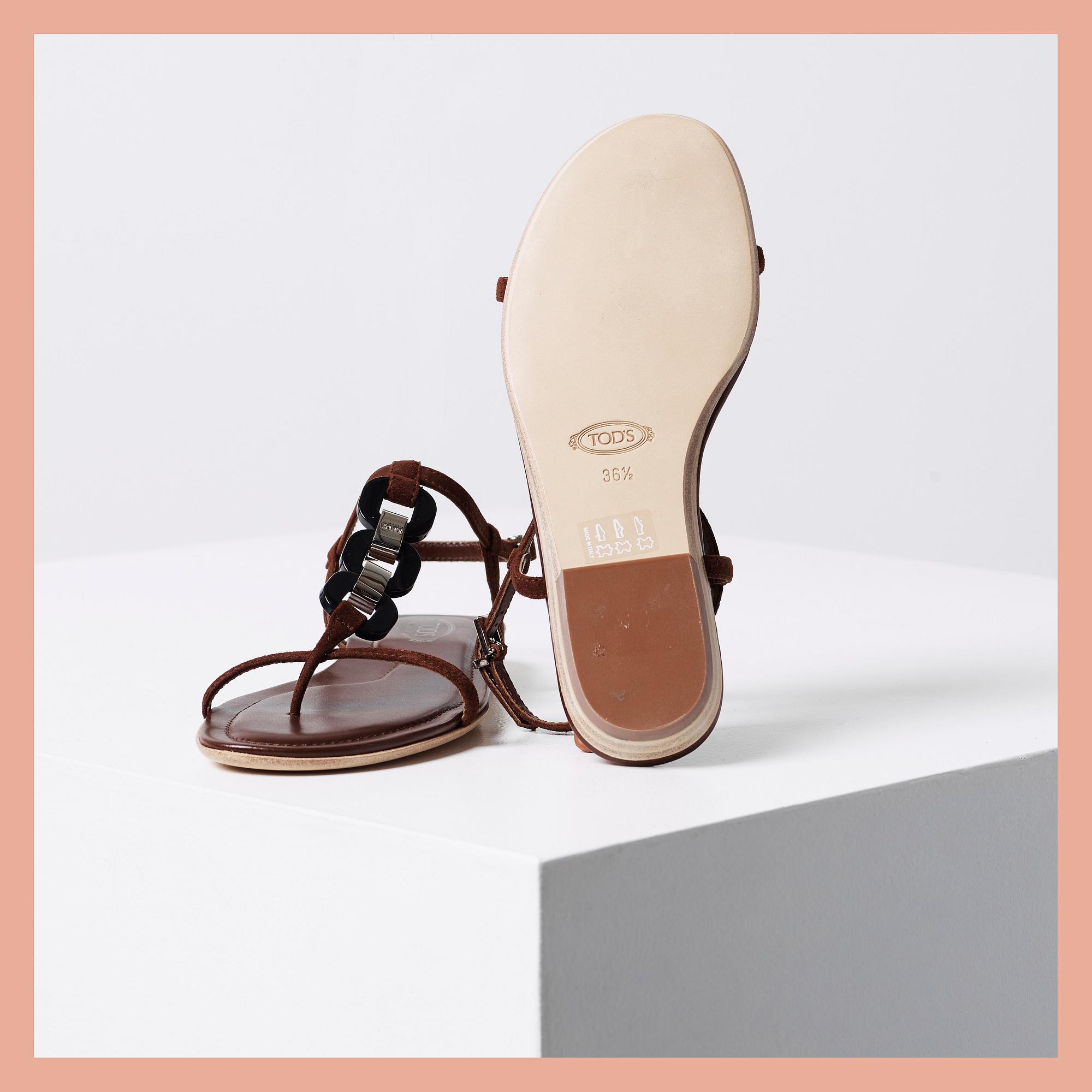SANDALER, Tods, storlek 36,5.