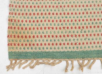 A flat-weave carpet, Sweden, c. 325 x 295 cm.