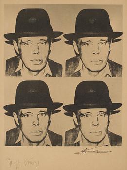 239. Andy Warhol After, "Josef Beuys".