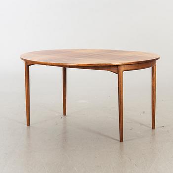 IB KOFOD LARSEN, matbord, samt 8 stolar, jakaranda, 1960-tal.