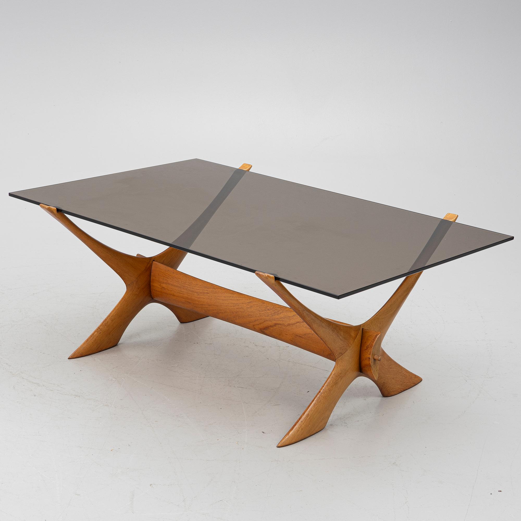 Fredrik Schriever-Abeln, coffee table, 'No. 9', Örebro Glasindustri, 1960s.