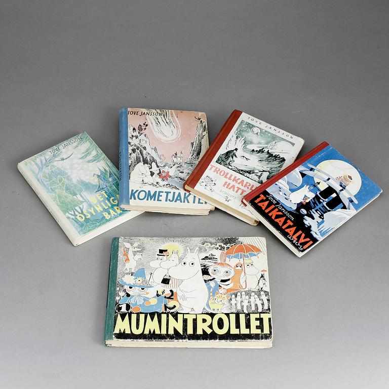 BÖCKER, 5 volymer, Tove Jansson.