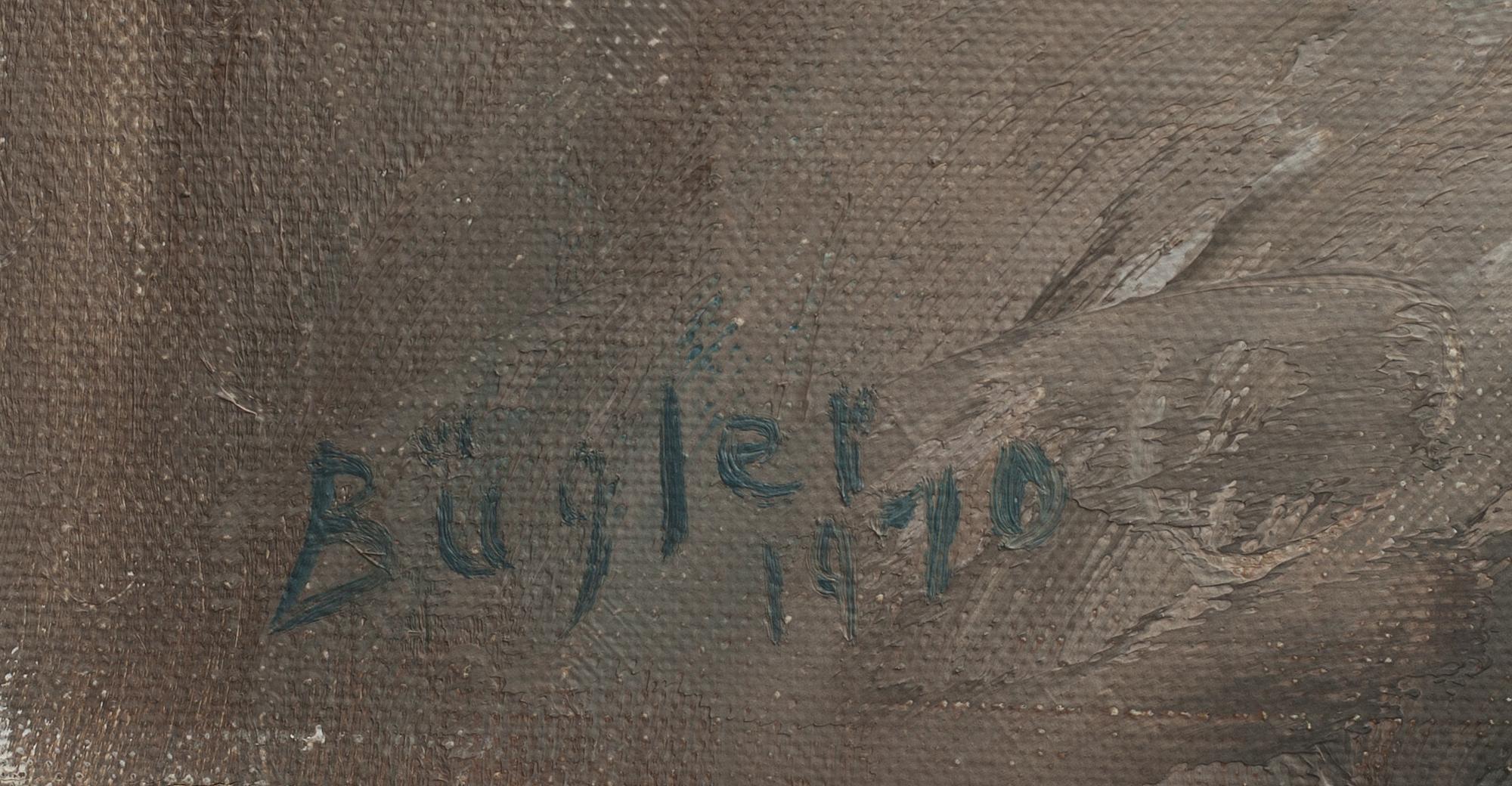 BROR BÜGLER, olja på duk, signerad och daterad 1970.