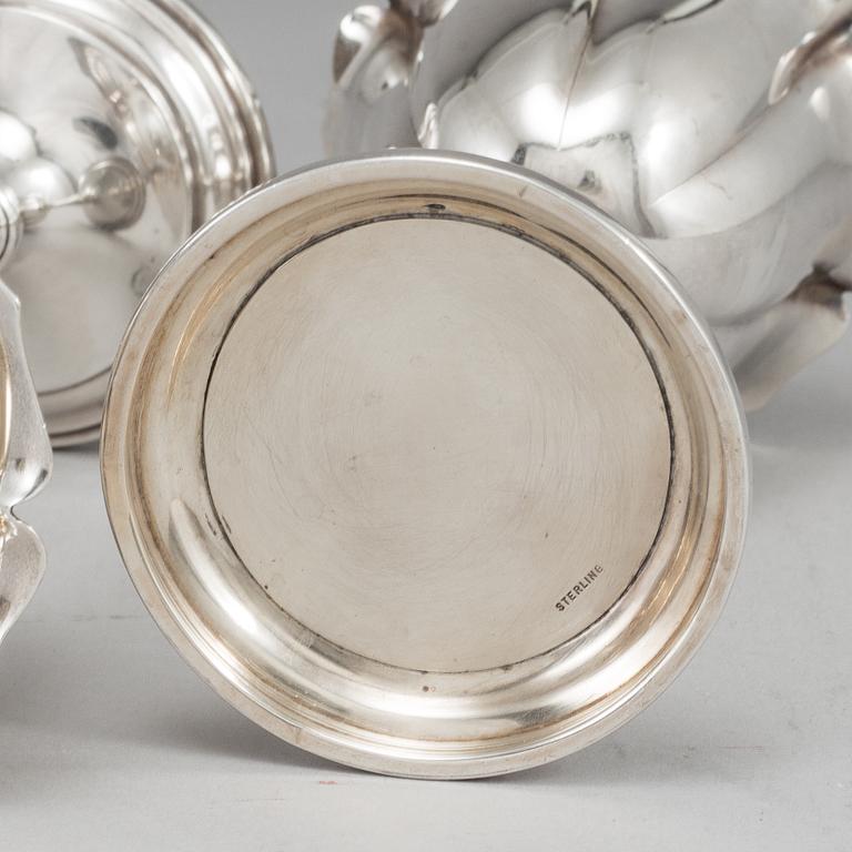 A set of twelve 20thcentury sterling silver dessert-glasses.