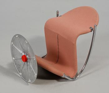 STOLAR, 4 st, Verner Panton för Fritz Hansen, "System 1-2-3", 1970-tal.