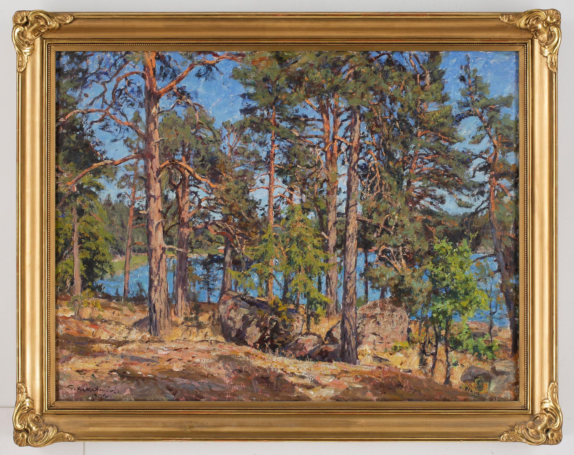 GOTTFRID KALLSTENIUS, olja på duk, signerad och daterad 1923.