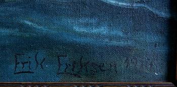 ERIKSEN, ERIK, olja på duk, sign o dat 1916.