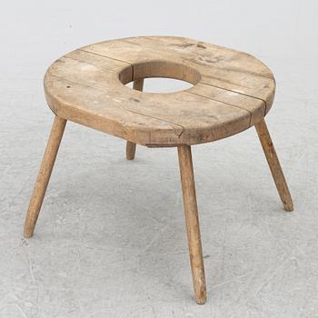 Stool, folk art probably 19th century.