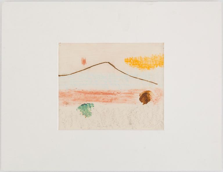 RUNE JANSSON, blandteknik, 2 st, den ena signerad och daterad -50.