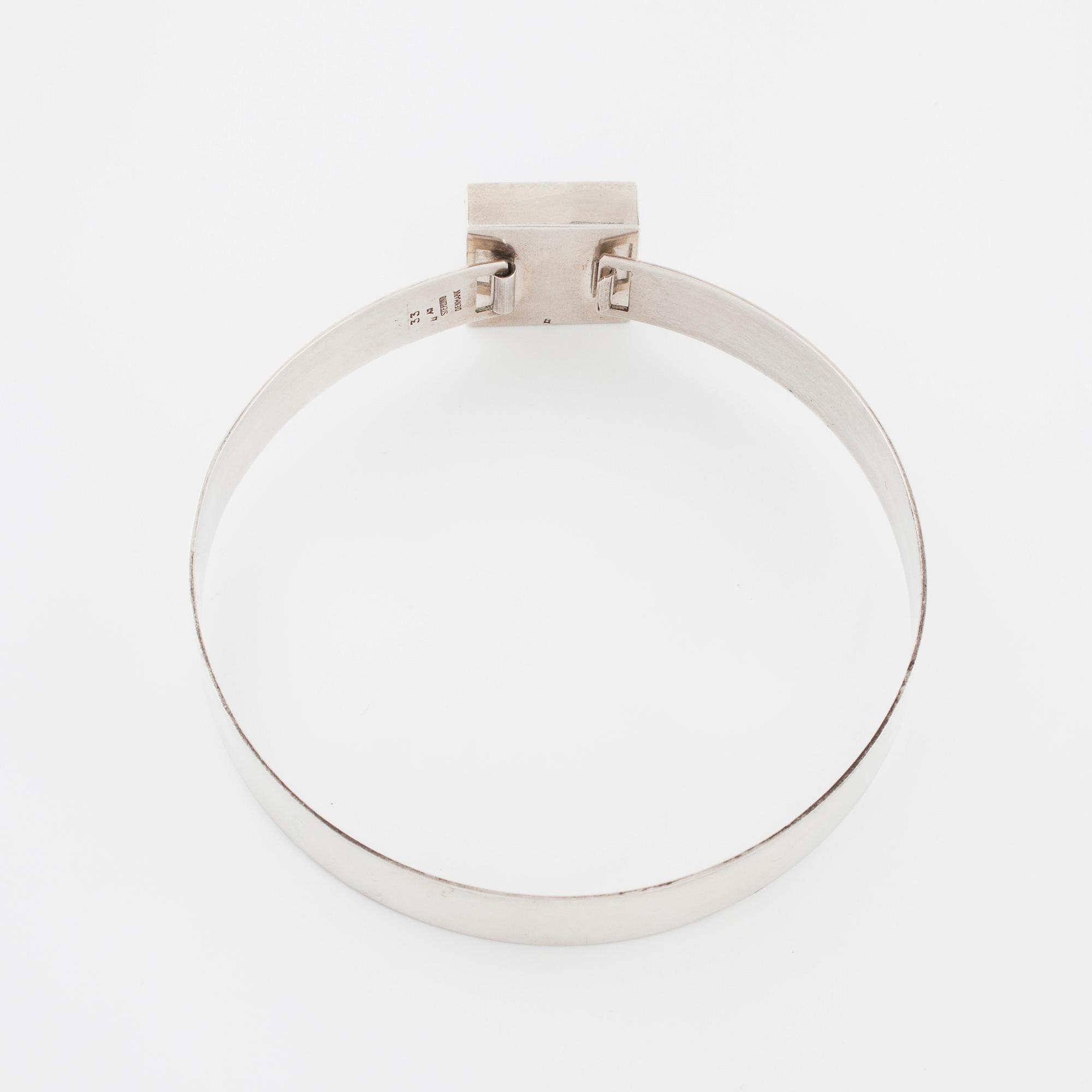 ARNE JOHANSEN, Roskilde, Danmark, collier med Abalonepärlemor.