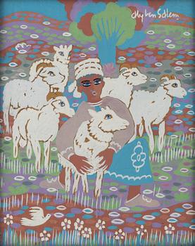 Aly Ben Salem, Woman with Sheep.