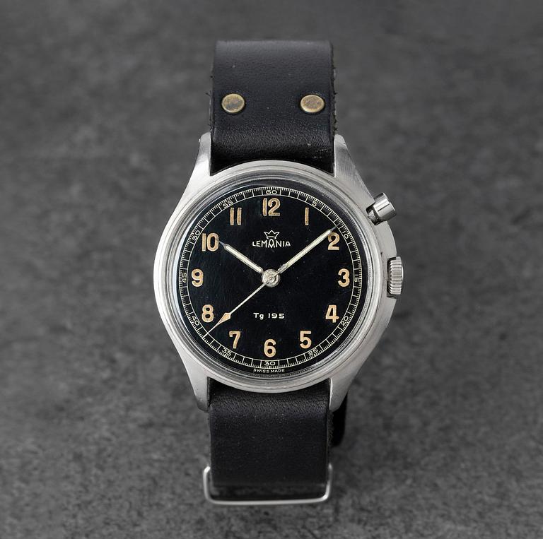 Lemania, Tg 195, "Tre kronor", ca 1957.