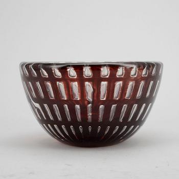 SKÅL, glas, "Ariel", Edvin Öhrström, Orrefors, signerad, 1972.