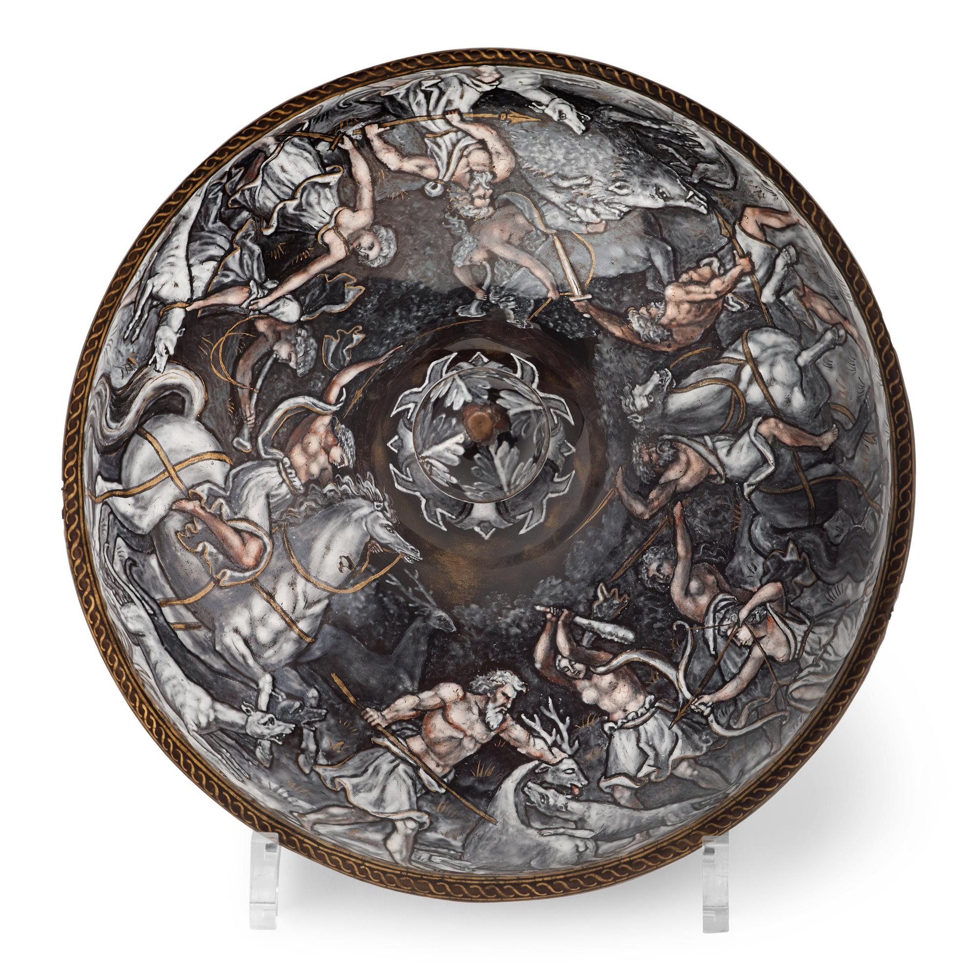 LOCK. Limoges, 1500/1600-tal.