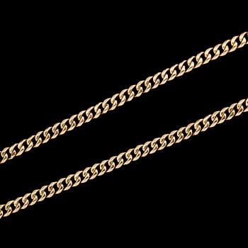 FICKURSKEDJA, 14 k guld. Vikt ca 14 g.