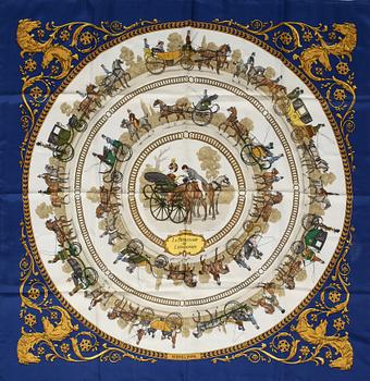 SCARF, "La Promenade de Longchamps", Philippe Ledoux,  Hermés.