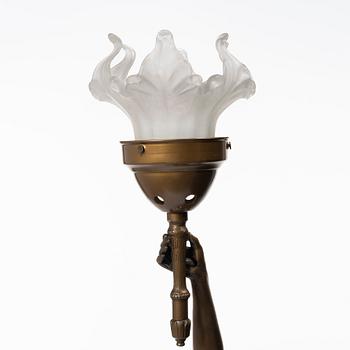 Table lamp, early 20th century.