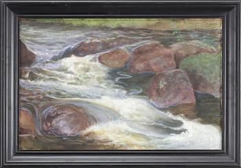 Robert Thegerström · ROBERT THEGERSTRÖM, akvarell på papper, signerad R Thegerström.
