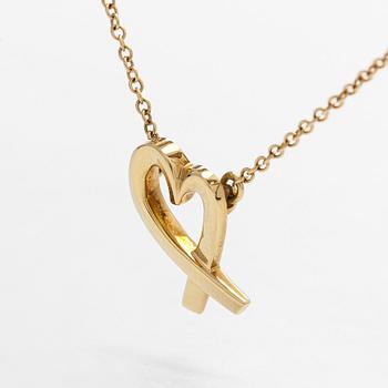 Tiffany & Co, Paloma Picasso, kaulakoru, "Loving Heart", 18K kultaa.